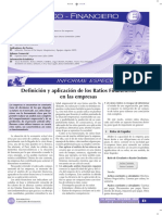 Aplicacion de Los Ratios Financieros PDF