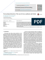 Forecasting Food Prices The Case of Corn, Soybeans and Wheat PDF