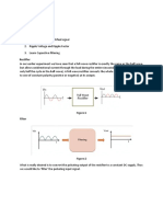 Aim: Capacitive Rectification