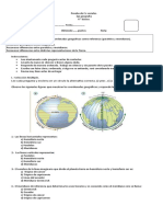 Prueba Geografia 4°basico