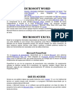 Programas de Microsoft Office