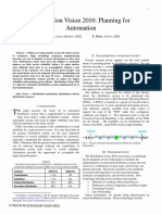 Distribution Vision 2010: Planning For Automation: R. Fanning, Senior Member, IEEE R. Huber, Fellow, IEEE