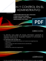 Dirección y Control en El Proceso Administrativo