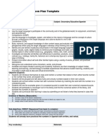 Direct Instruction Lesson Plan Template