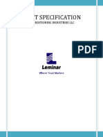 Product Specification: Leminar Air-Conditioning Industries LLC