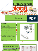 B1 Cells-Paper1 Revision: Key Concepts