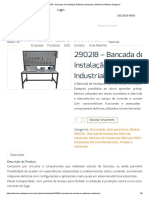 2902IB - Bancada de Instalação Elétricas Industriais - Módulos Didáticos Datapool