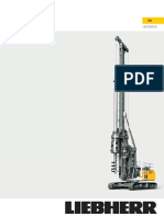 Liebherr LB24 Drilling Rig Data Sheet Specifications 10446695 English