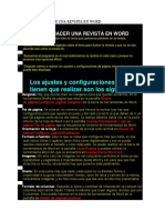 Como Hacer Una Revista en Word