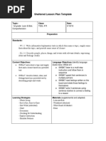 Sheltered Lesson Plan Template: Topic: Class: Date