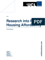 Rural Housing Affordability