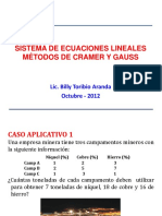 Sistemas de Ecuaciones Lineales