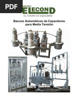 Bancos Automáticos de Capacitores para Media Tensión - Elecond