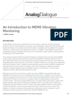 An Introduction To MEMS Vibration Monitoring - Analog Devices