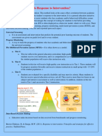 What Is Response To Intervention?: Universal Screening