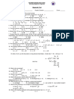 Diagnostic Test Grade 10