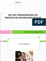 Rol Del Fonoaudiologo