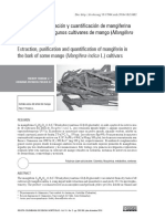 Extracción y Purificación de Magniferina