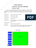 Unit 09 Lesson16 Compound Nouns - Negative Prefixes: Antonyms - Use of Modal Verbs