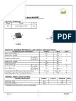 N-Channel Enhancement Mode MOSFET: Product Summary