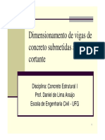 Aula 9 - Dimensionamento de Vigas Submetidas À Força Cortante PDF