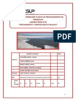 Informe 3 de Espesamiento