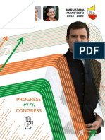 Congress Karnataka Manifesto 2018