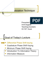 Digital Modulation Technique: Presented By: Amit Degada. Teaching Assistant, SV NIT, Surat