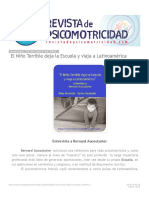 Revista de Psicomotricidad - El Niño Terrible Deja La Escuela y Viaja A Latinoamé