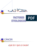 Factores Etiológicos Del Cáncer.