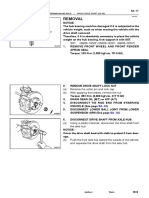 Drive Shaft Removal PDF