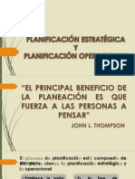 Planificacion Estrategica y Operativa