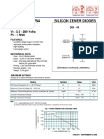 1N4728 - 1N4764 - Z1110 - Z1200 Zener Diodes