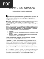 La Tora y La Carta A Los Romanos PDF