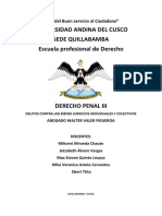 Delitos Contra Los Bienes Jurídicos Individuales Y Colectivos