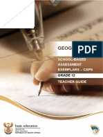 Geography English SBA Caps Teacher Guide PDF