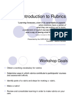 Introductionto Rubrics