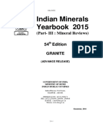 Indian Minerals Yearbook 2015: (Part-III: Mineral Reviews) 54 Edition