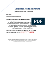 Portfolio 2018 - CST 1 Semestre - Gestao e Aspectos Sociais - Moveis Hemejan - EU TENHO - Zap 31 971771009