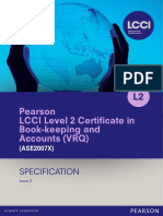 Certificate in Bookkeeping and Accounting Level 2