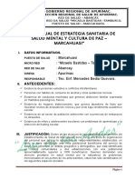 Plan Salud Mental Marcahuasi