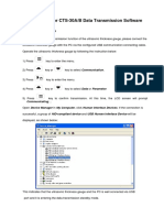 Instruction For CTS 30x Data Transmit Software