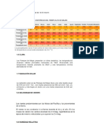 Majes Clima .Temperatura