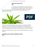 18 Benefícios Desconhecidos Da Aloe Vera (Babosa) Pra Sua Saúde