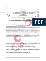 Un Juicio Oral Sobre Temas de Historia Constitucional Como Instrumento de Evaluación. Cesar Sangiorgi