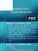 Elements of A Computer System