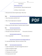 Planet Webquest Answersheet2011