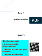 Defeitos em Materiais: Cristalinos