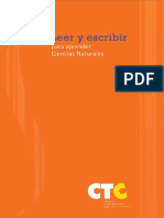 Leer y Escribir para Aprender Ciencias Naturales (CTC) PDF