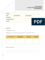 Ficha Deteccion Dificultades de Aprendizaje